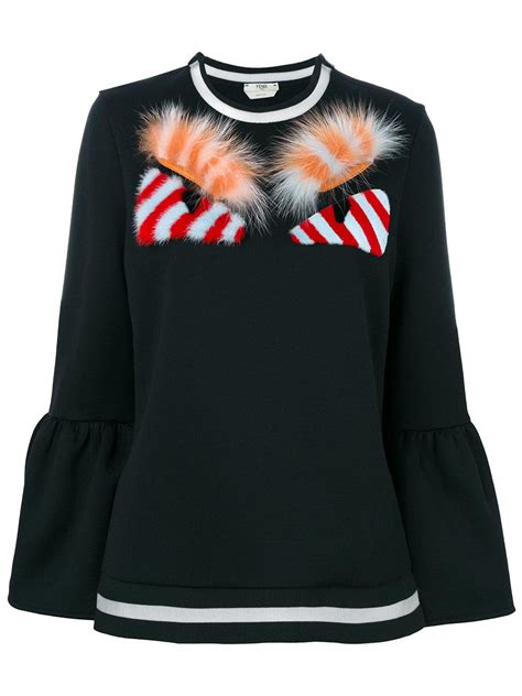 fendi eyes sweater|vintage fendi sweater.